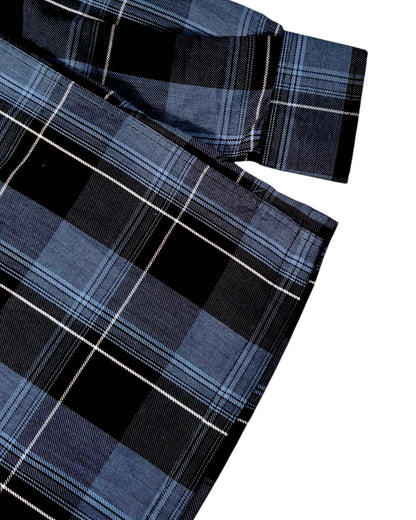 Blue Savage Base Boxy Check Shirt