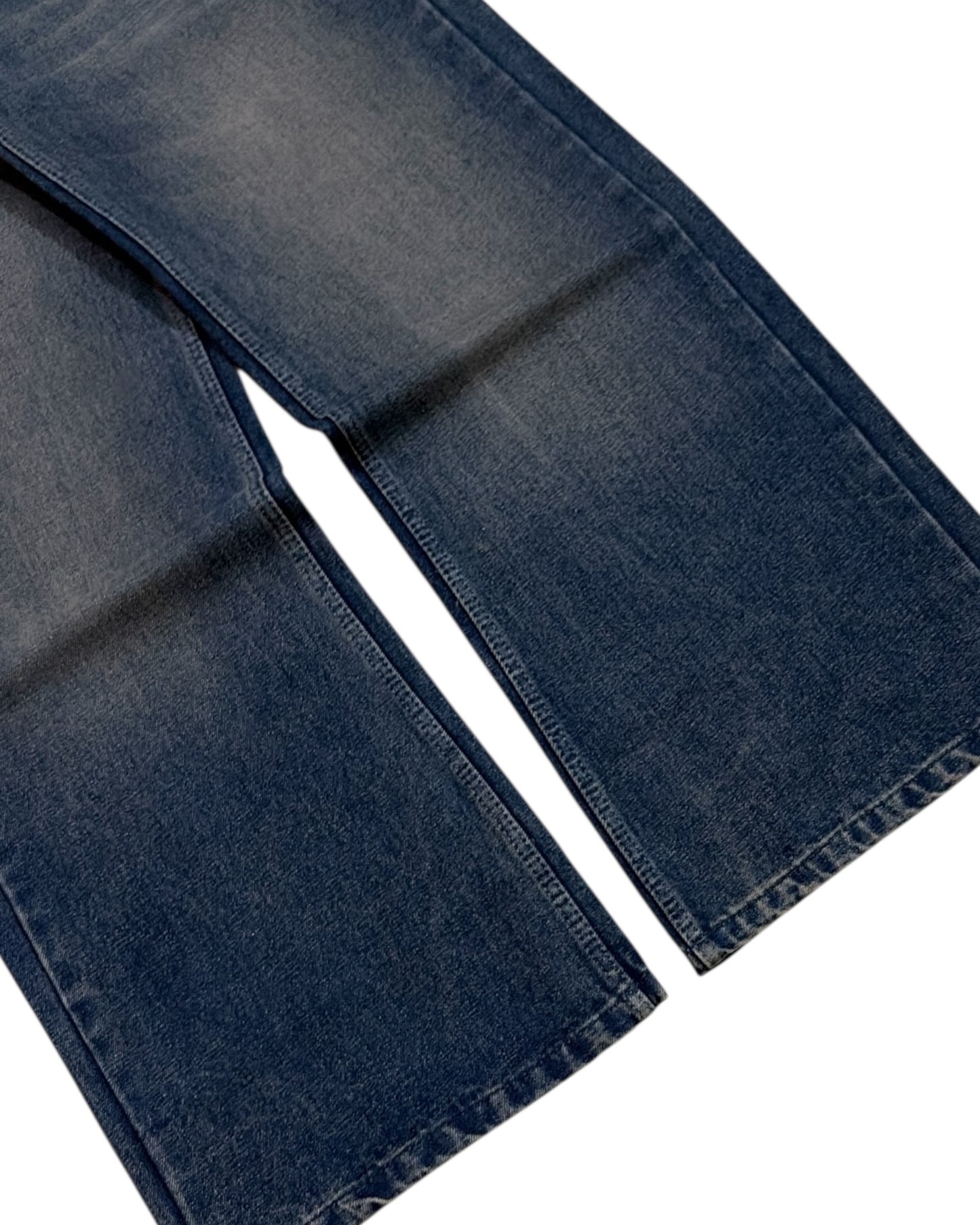 Dusty Blue Baggy Wide Fit Jeans