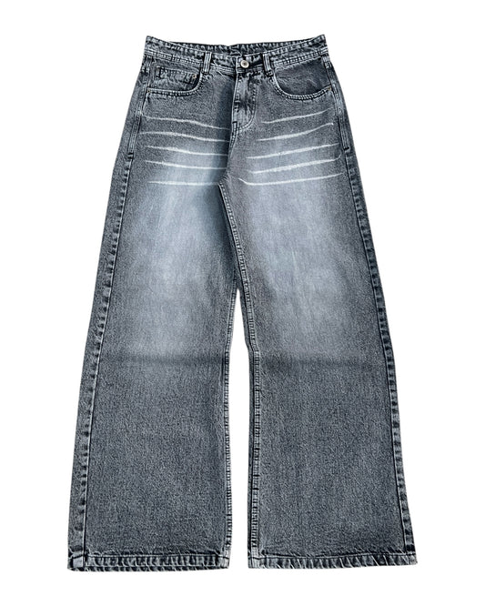 Concrete Fade Wide Fit Denim