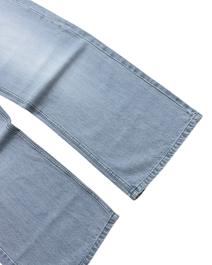 Ice Blue Baggy Wide Fit Jeans