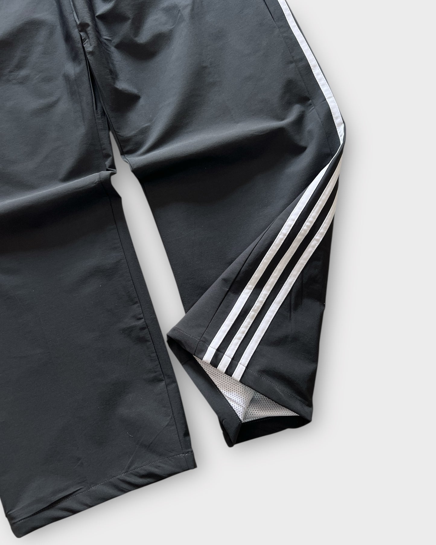 Baggy 3 Stripes Track Pant - Grey/White