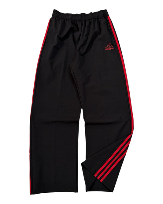 Relaxed Baggy Stripes Track Pant - Black/Red