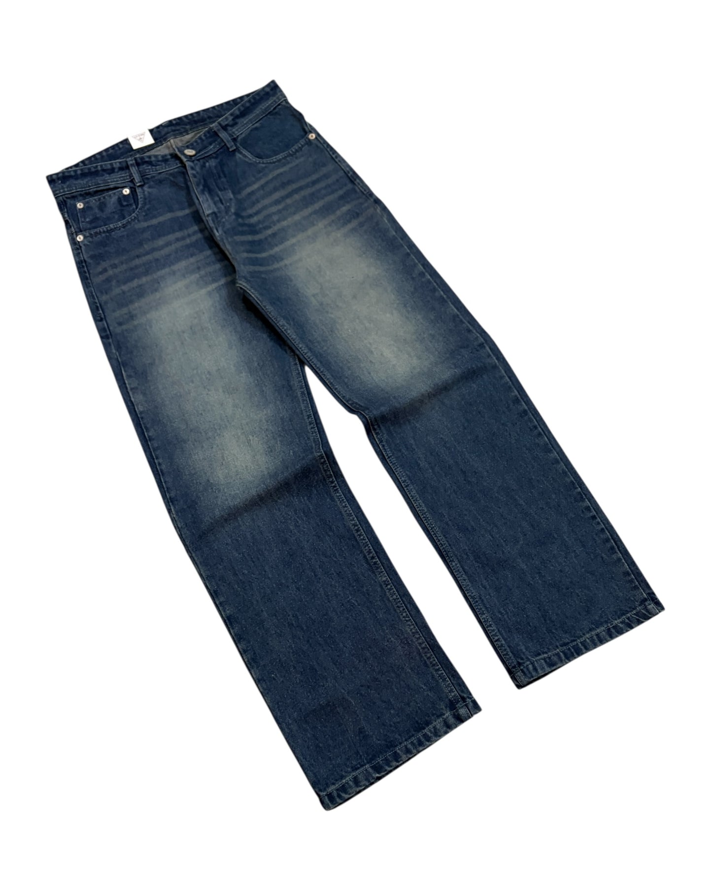 Dark Vintage Blue Straight Fit Jeans