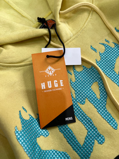 Regular Fit 310 GSM Cozy Hoodie - Yellow
