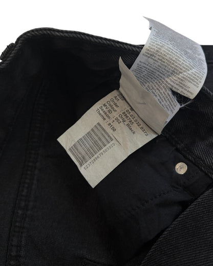 Original Star Frayed Baggy Jeans - Black