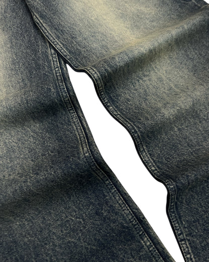 Smoky Vintage Wash Wide Fit Denim