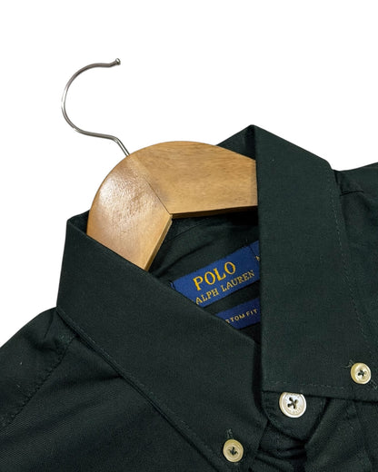 Oxford Pure Cotton Shirt - Dark Green