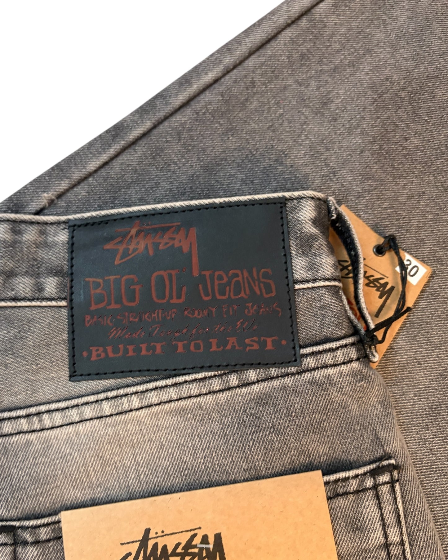 "Latest Release" STUSSY Super Wide Baggy Denim - Tinted Grey