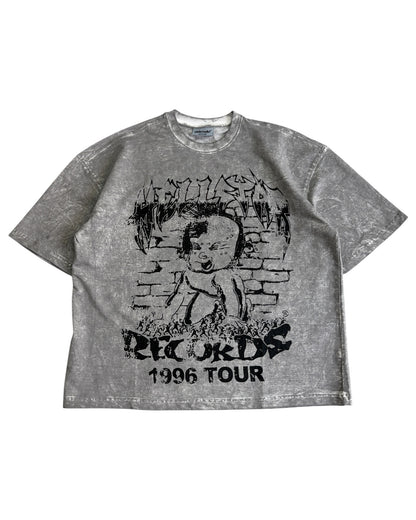 Boxy Fit Cropped Short Sleeve T-shirt