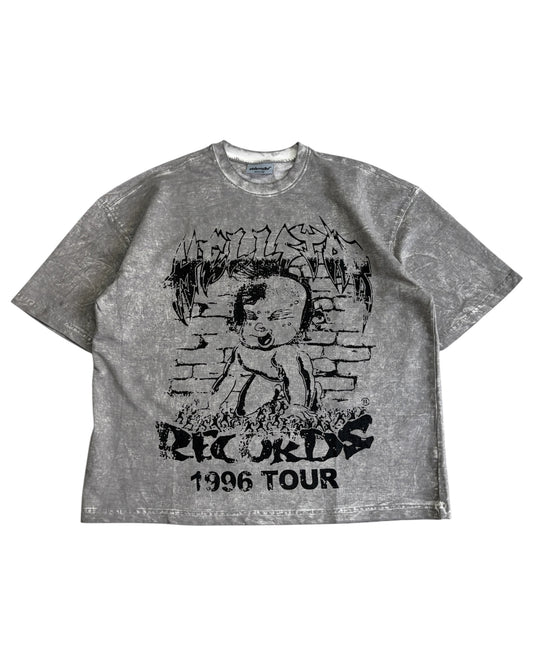 Boxy Fit Cropped Short Sleeve T-shirt