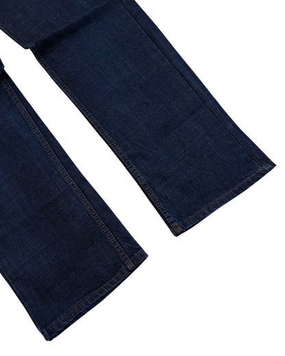 Raw Wash Straight Fit Jeans - Denim Blue