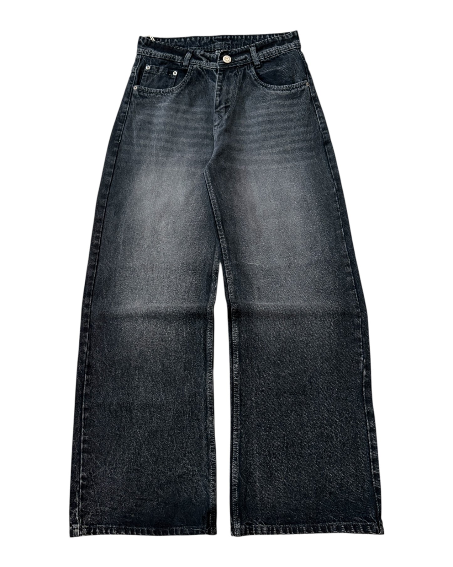 Onyx Mist Black Wide Fit Jeans