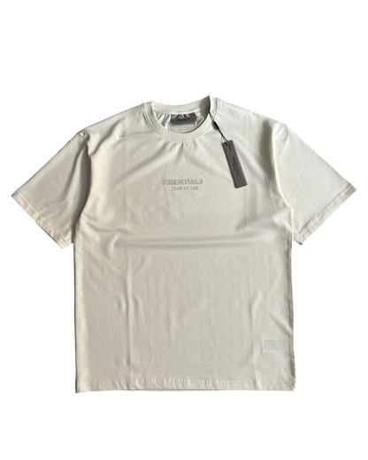 Essentials Logo T-Shirt - Bone White