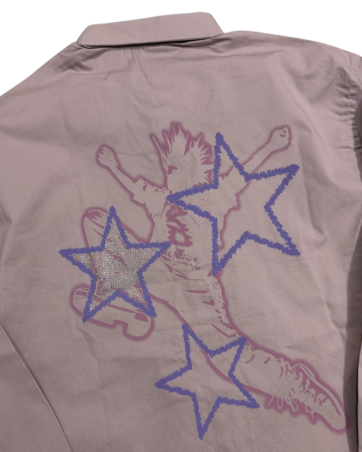 Saint Heavy Loose Baggy Shirt - Dusty Pink