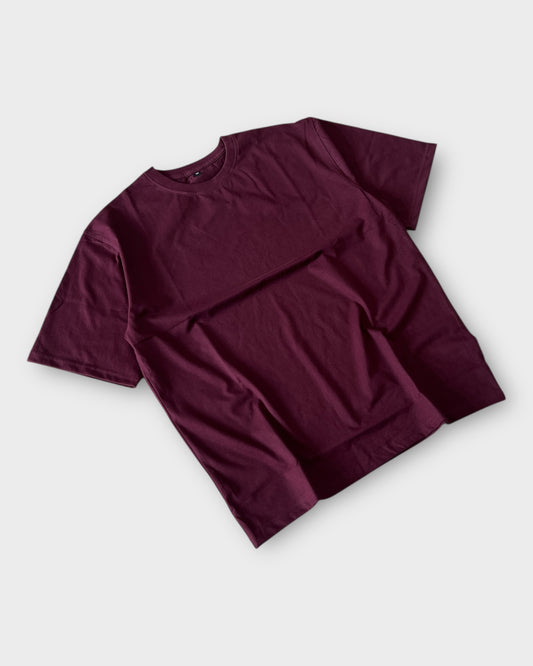 Smooth "200" GSM T-shirt - Maroon Red