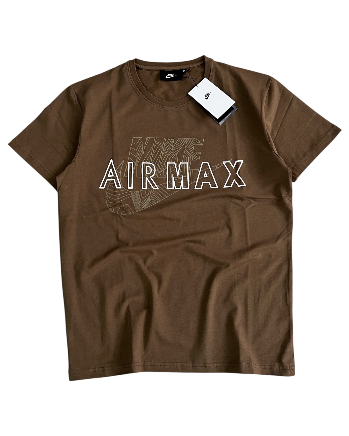 Swoosh Logo T-shirt - Brown