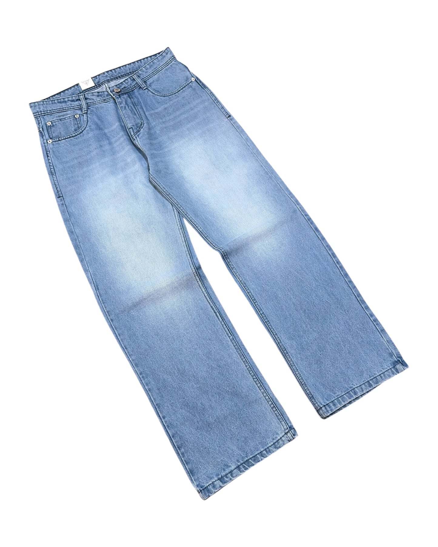 Light Blue Straight Fit Jeans