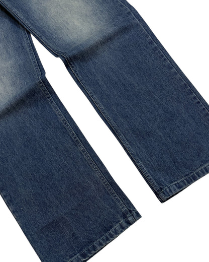 Dark Vintage Blue Straight Fit Jeans