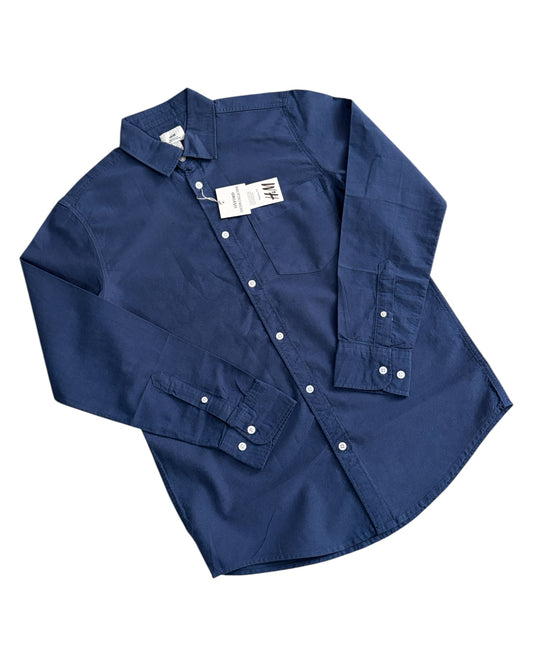 Oxford Regular Fit Shirt - Muted Navy Blue