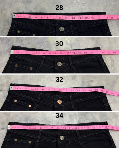 Rust Wash Baggy Wide Fit Jeans