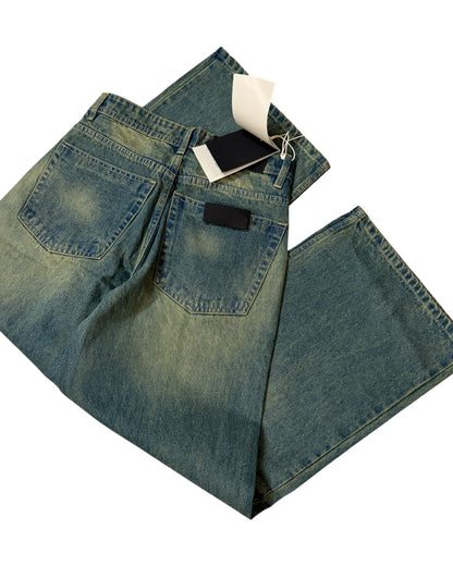 *Latest Release* Super Wide Fit Tint Green Jeans