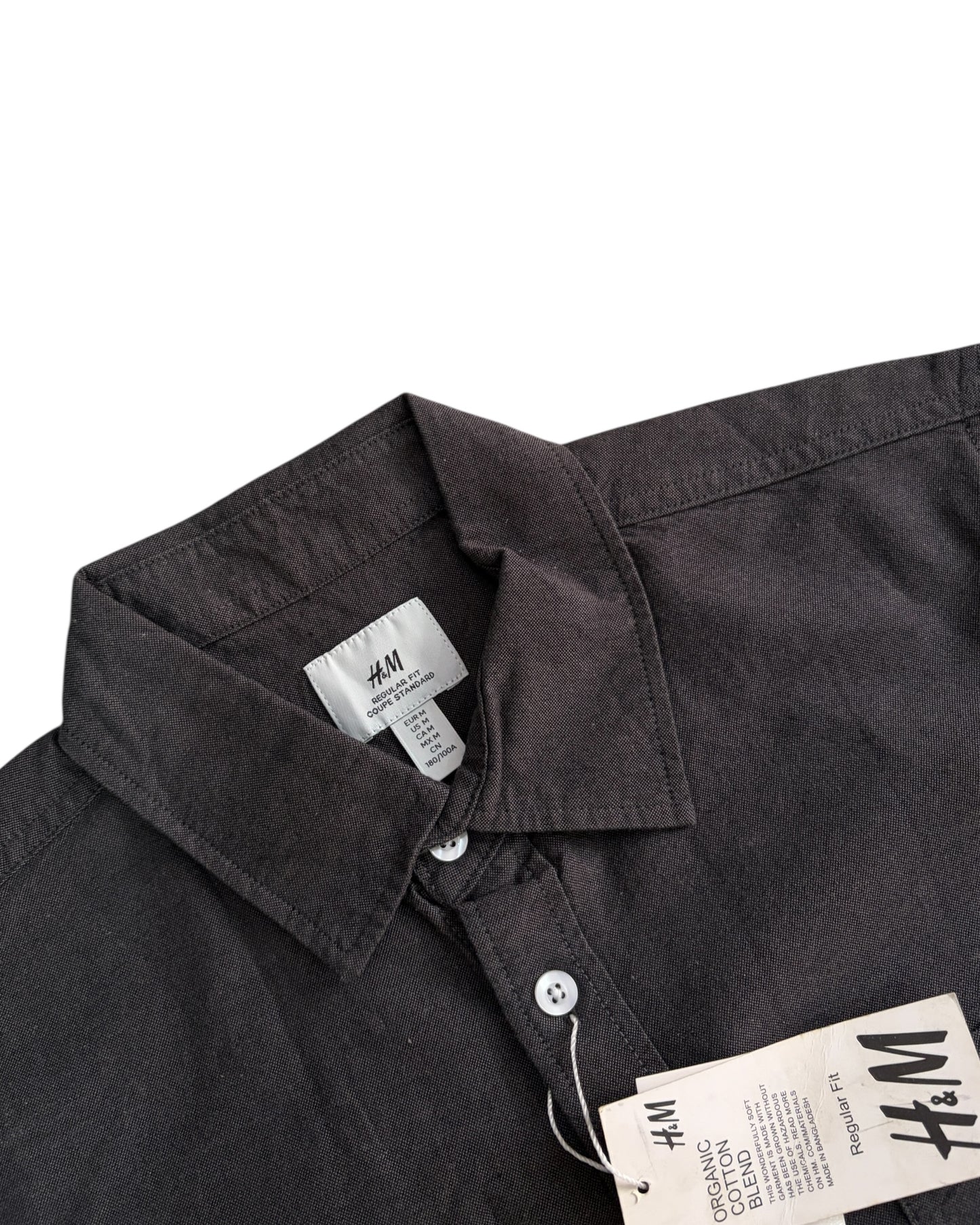 Oxford Regular Fit Shirt - Charcoal Grey
