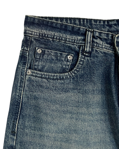 Blue Vintage Fade Wide Fit Denim