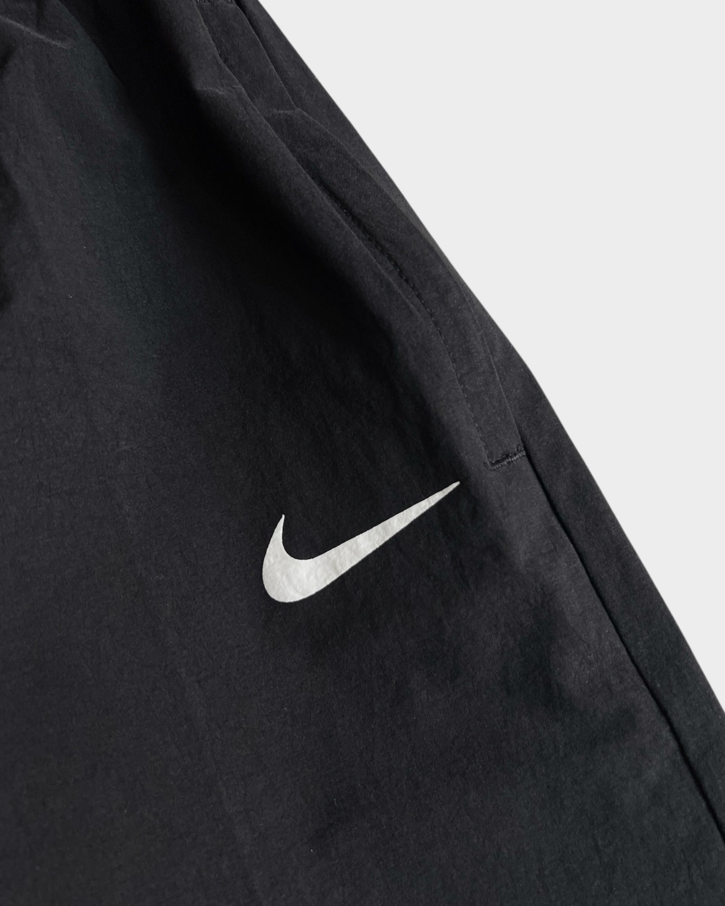 Baggy Swoosh Track Pant - Black