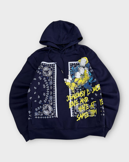 Regular Fit 310 GSM Cozy Hoodie - Navy Blue