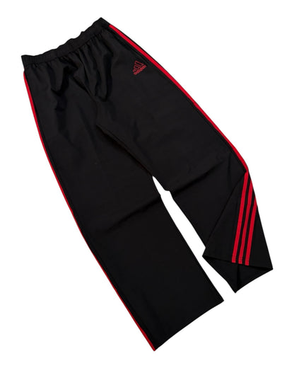 Relaxed Baggy Stripes Track Pant - Black/Red