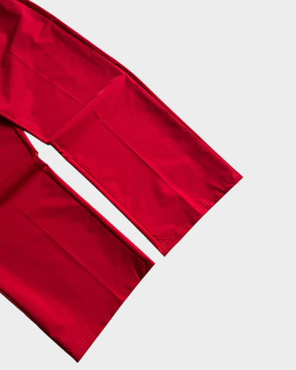 Baggy Swoosh Track Pant - Red
