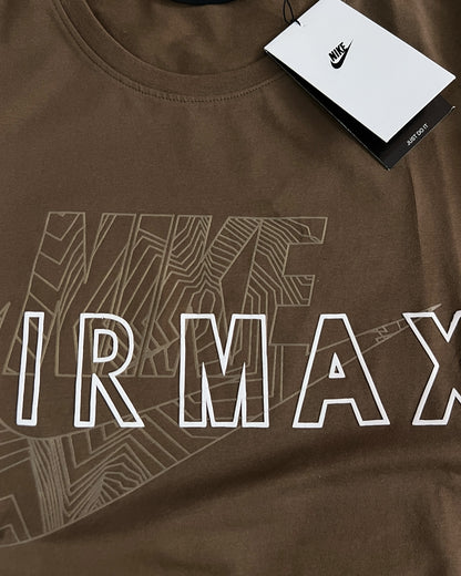 Swoosh Logo T-shirt - Brown