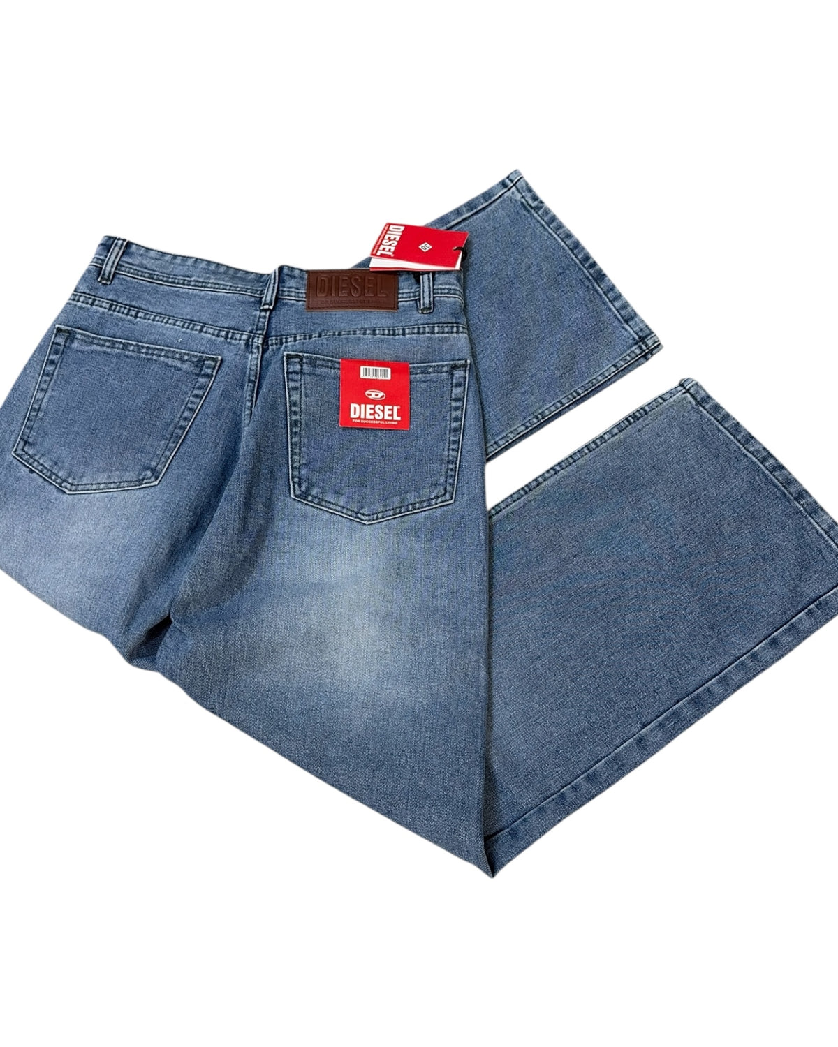 Light Blue Vintage Straight Wide Fit Jeans