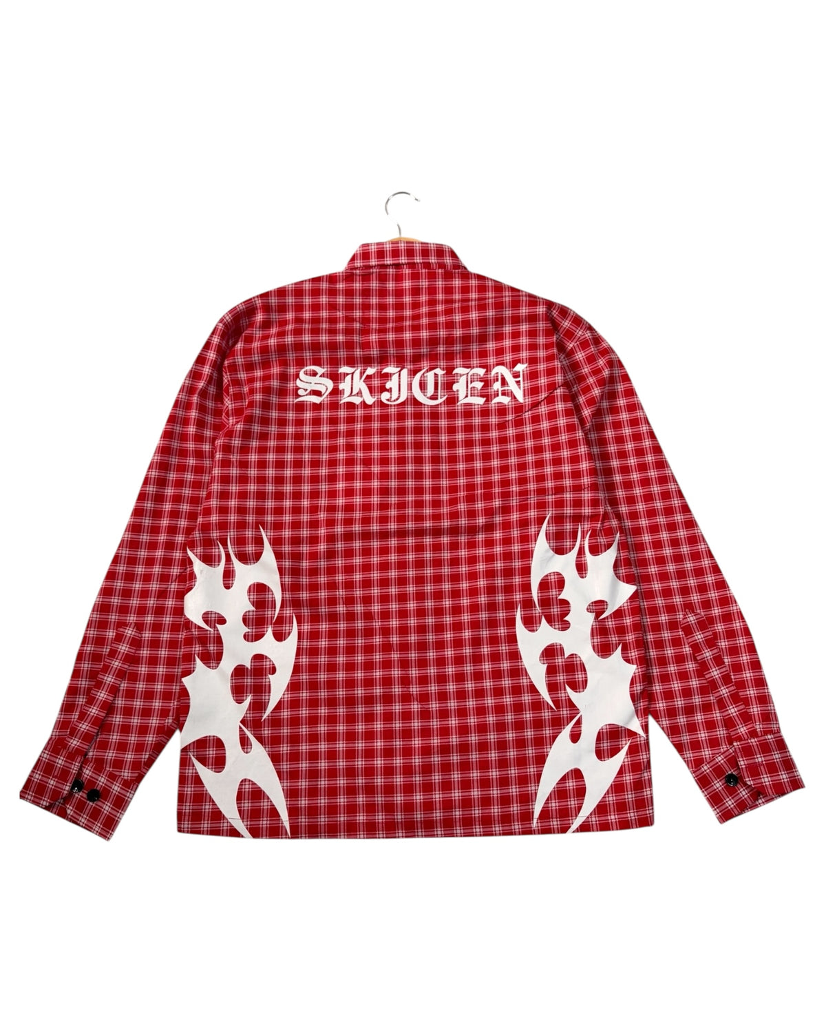 Red Check Boxy Pure Cotton Shirt