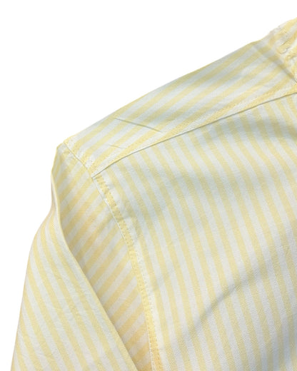Striped Pure Cotton Shirt - Yellow