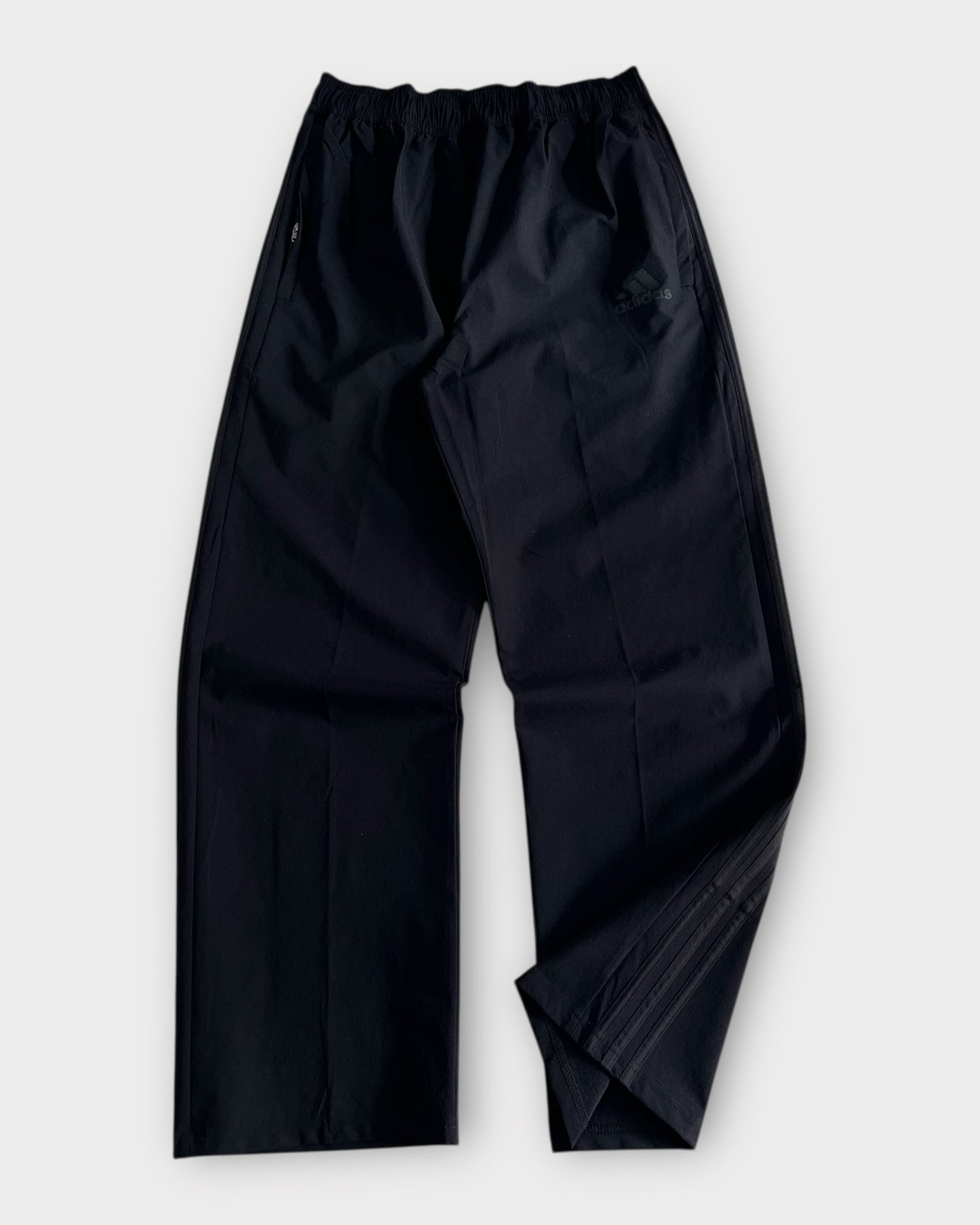 Baggy 3 Stripes Track Pant - Full Black