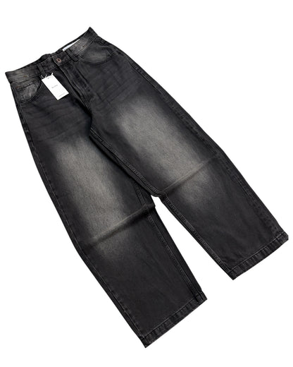 Original Extra Baggy Premium Denim - Fully Faded Black