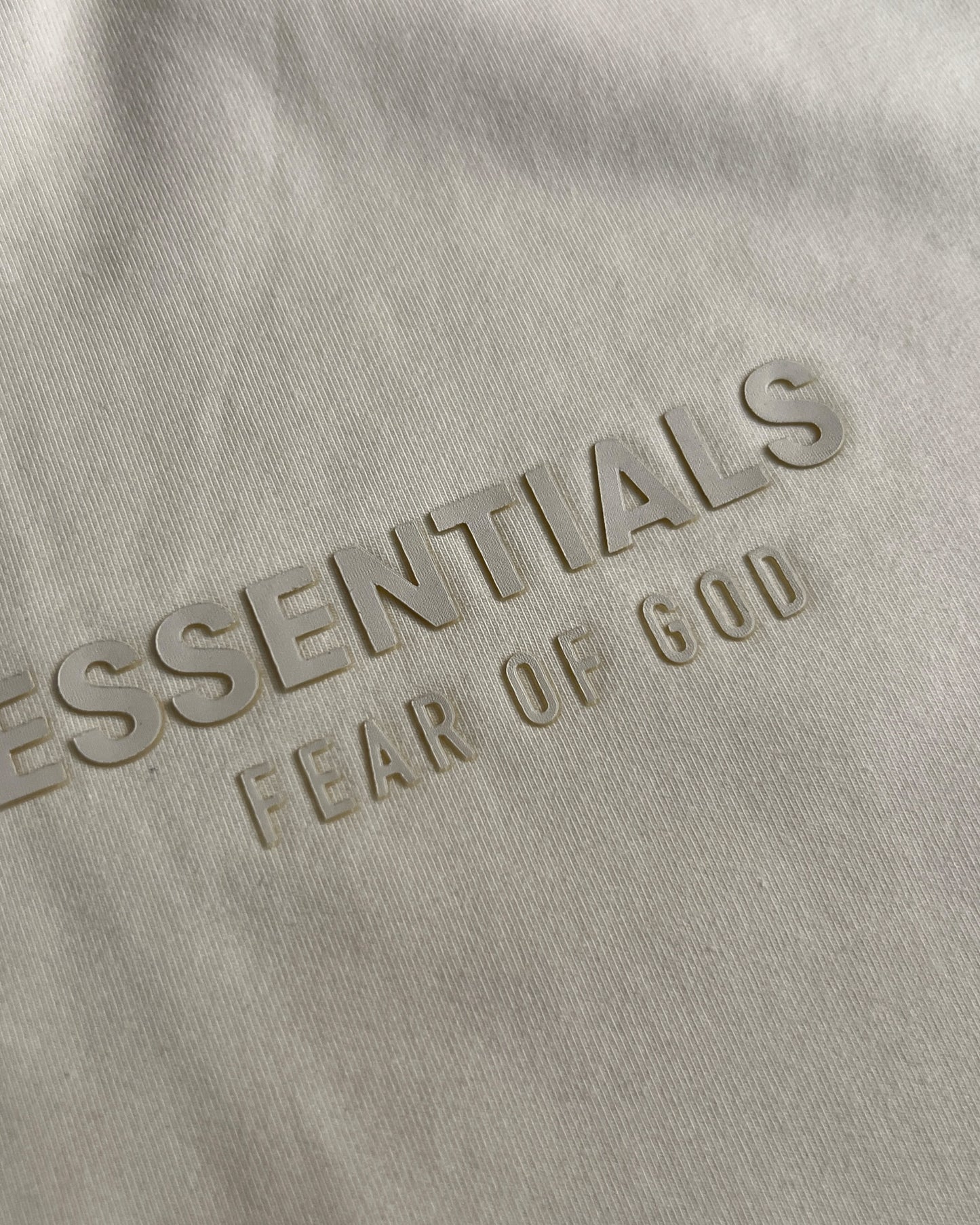 Essentials Logo T-Shirt - Bone White