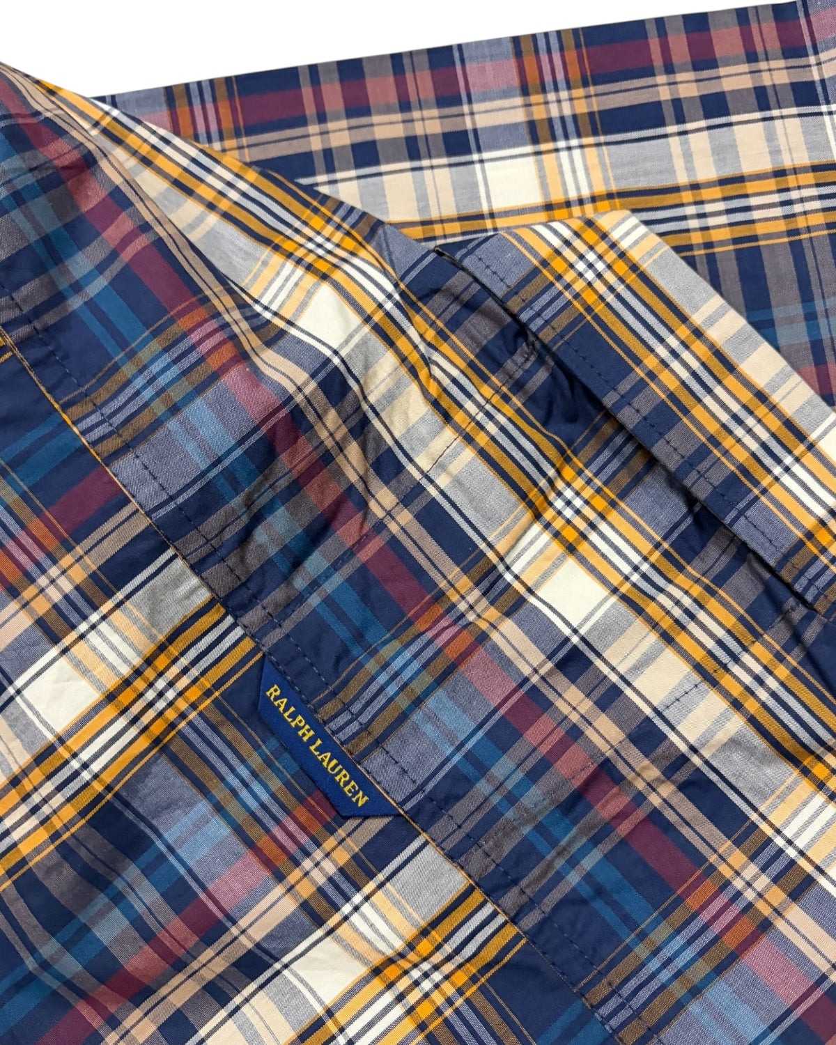 Check Pure Cotton Shirt - Dark Multi