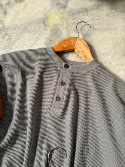 Henley Boxy Waffle Tee