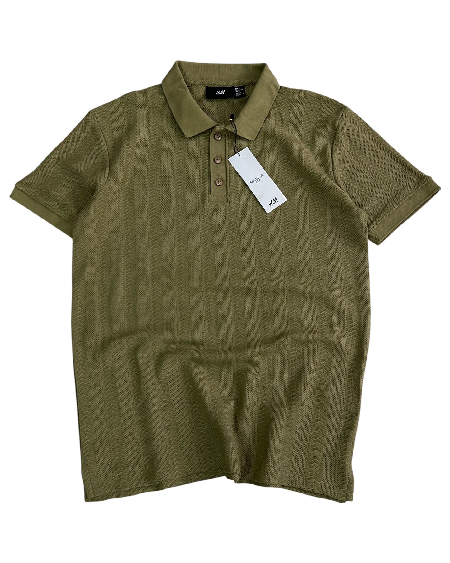 Knitted Cotton T-shirt - Green