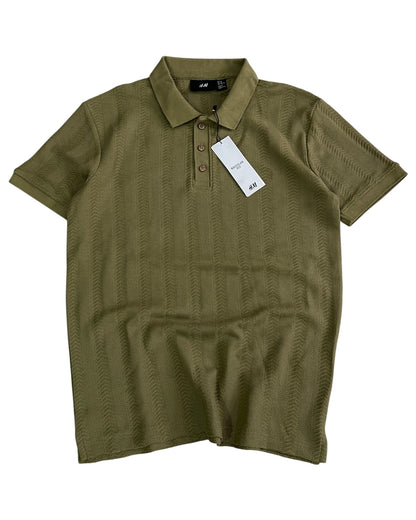 Knitted Cotton T-shirt - Green