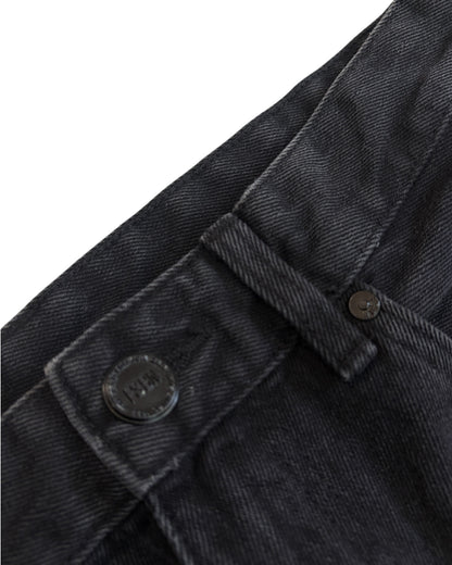 Original Star Frayed Baggy Jeans - Black