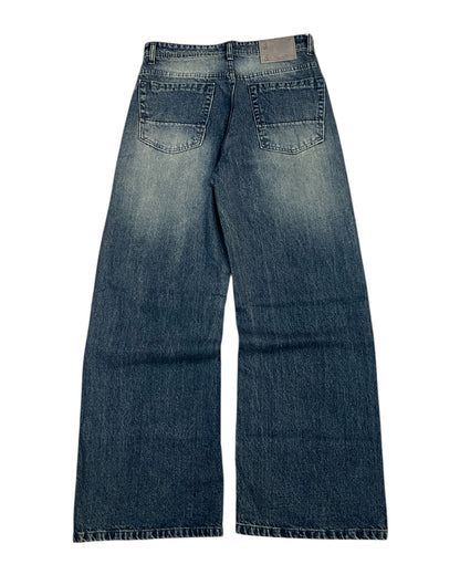 Blue Vintage Fade Wide Fit Denim