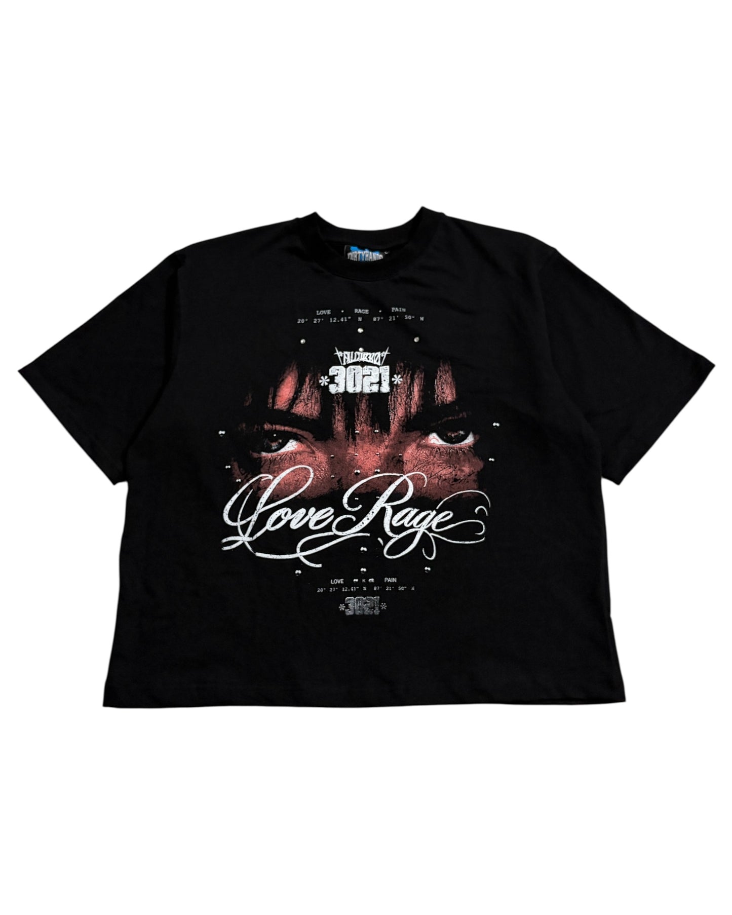Boxy Fit Half Sleeve T-shirt - Love Rage
