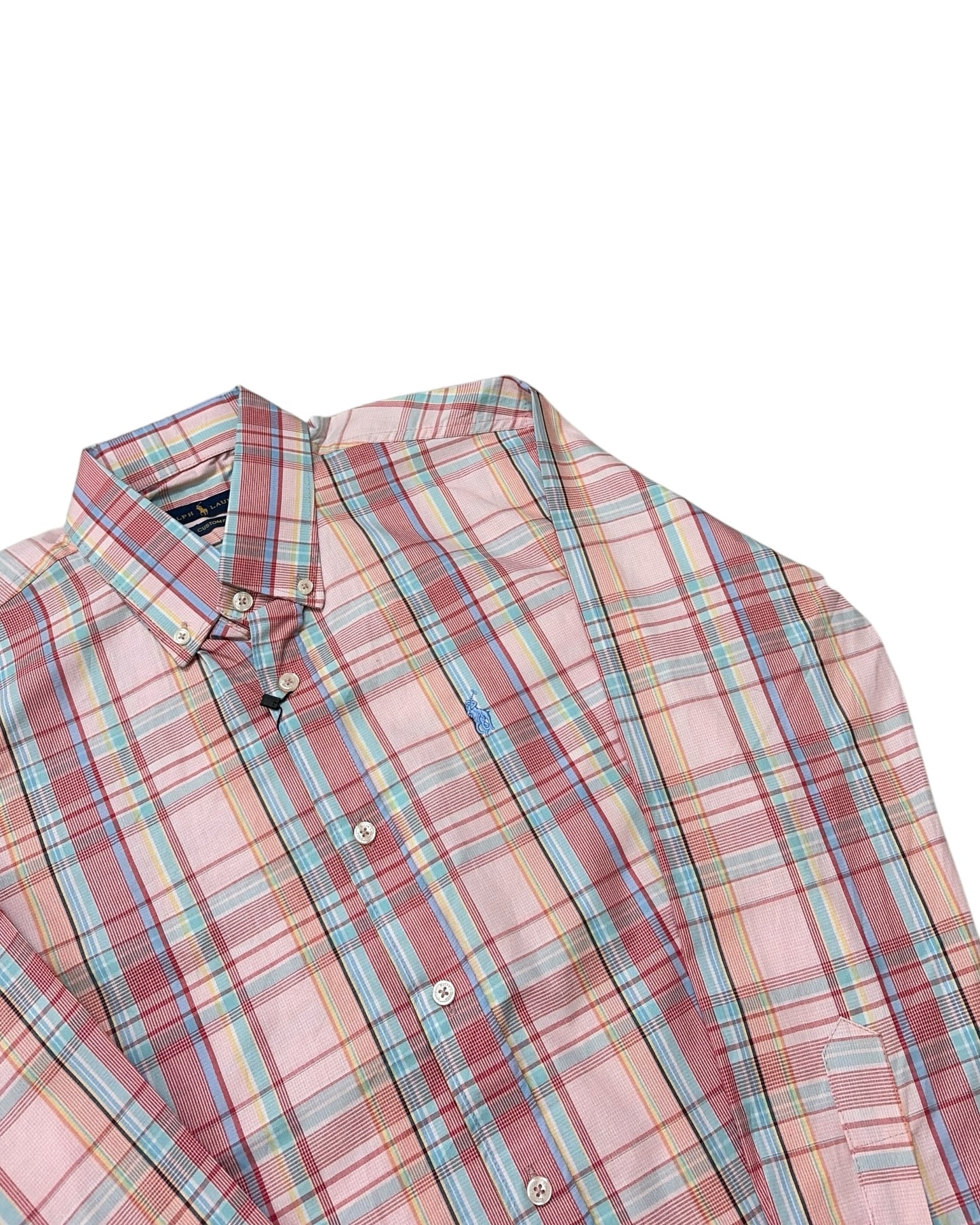 Check Pure Cotton Shirt - Pink