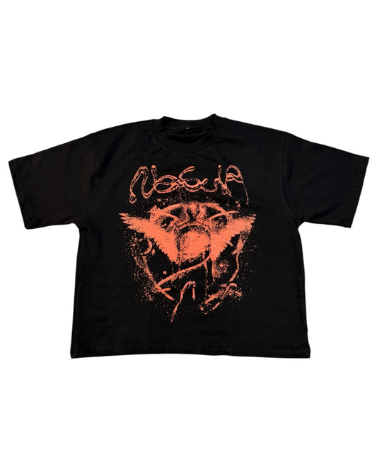 Boxy Fit Half Sleeve T-shirt - Nebula