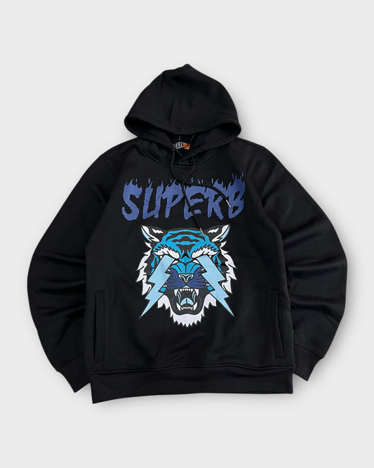 Regular Fit 310 GSM Cozy Hoodie - Black