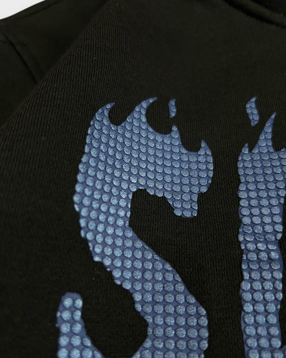 Regular Fit 310 GSM Cozy Hoodie - Black