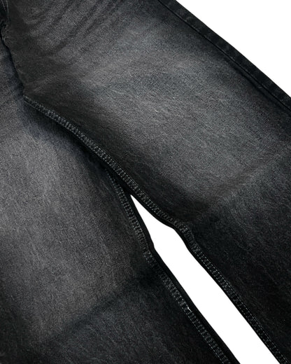 Dark Carbon Wash Wide Fit Denim